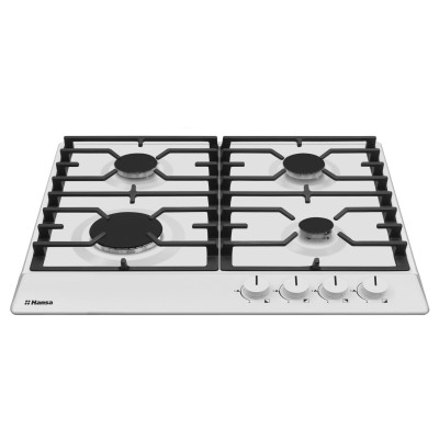 Варильна поверхня Hansa газова, 59см, чавун, біла