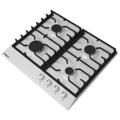 Варильна поверхня Hansa газова, 59см, чавун, біла