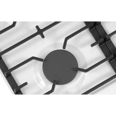 Варильна поверхня Hansa газова, 59см, чавун, біла