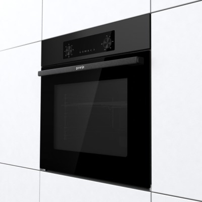 Духова шафа Gorenje електрична, 61л, A+, дисплей, конвекція, чорний Духова шафа Gorenje електрична, 61л, A+, дисплей, конвекція, чорний