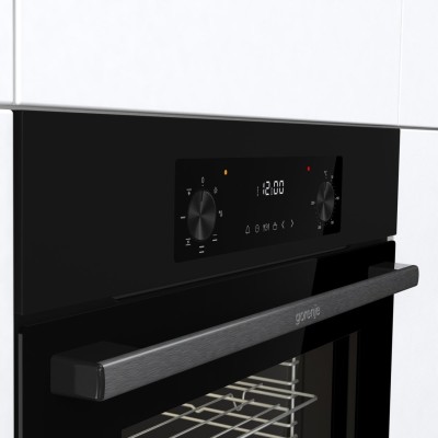 Духова шафа Gorenje електрична, 61л, A+, дисплей, конвекція, чорний Духова шафа Gorenje електрична, 61л, A+, дисплей, конвекція, чорний