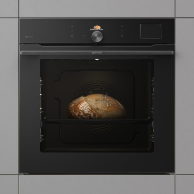Духова шафа Gorenje електрична, 77л, A+, Wi-Fi, пароварка, дисплей, конвекція, готув. на різн рівнях, чорний Духова шафа Gorenje електрична, 77л, A+, Wi-Fi, пароварка, дисплей, конвекція, готув. на різн рівнях, чорний
