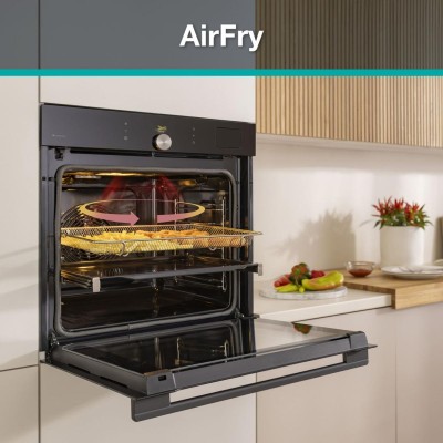 Духова шафа Gorenje електрична, 77л, A+, Wi-Fi, пароварка, дисплей, конвекція, готув. на різн рівнях, чорний Духова шафа Gorenje електрична, 77л, A+, Wi-Fi, пароварка, дисплей, конвекція, готув. на різн рівнях, чорний