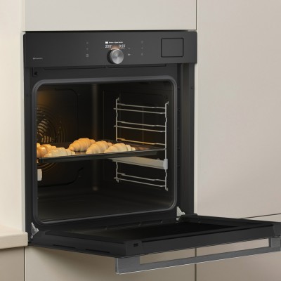 Духова шафа Gorenje електрична, 77л, A+, Wi-Fi, пароварка, дисплей, конвекція, готув. на різн рівнях, чорний Духова шафа Gorenje електрична, 77л, A+, Wi-Fi, пароварка, дисплей, конвекція, готув. на різн рівнях, чорний