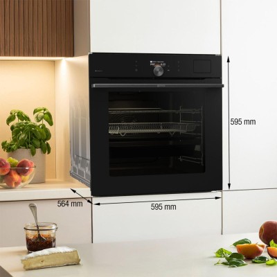 Духова шафа Gorenje електрична, 77л, A+, Wi-Fi, пароварка, дисплей, конвекція, готув. на різн рівнях, чорний Духова шафа Gorenje електрична, 77л, A+, Wi-Fi, пароварка, дисплей, конвекція, готув. на різн рівнях, чорний