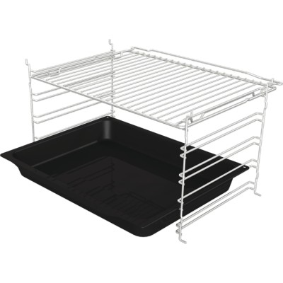 Духова шафа Gorenje електрична, 77л, A+, дисплей, макс.темп.- 300, IconLed, чорний
