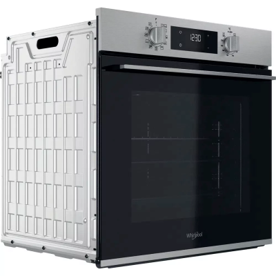 Духова шафа Whirlpool електрична, 71л, A+, дисплей, конвекція, телескопічні напрямні, нерж Духова шафа Whirlpool електрична, 71л, A+, дисплей, конвекція, телескопічні напрямні, нерж