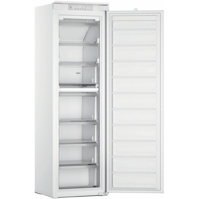 Морозильна камера Whirlpool вбудована, 177x54х54.5, 209л, А++, NF, інв., білий