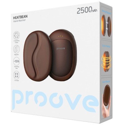 Грілка для рук Proove HeatBean (HWHB00002010) brown