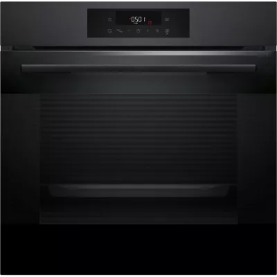 Духова шафа Bosch електрична, 76л, A, дисплей, конвекція, телескопічні направляючі (2 рівні), чорний