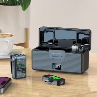 Бездротовий петличний мікрофон Proove Ripple (PRWM00002001) black Бездротовий петличний мікрофон Proove Ripple (PRWM00002001) black