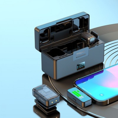 Бездротовий петличний мікрофон Proove Ripple (PRWM00002001) black Бездротовий петличний мікрофон Proove Ripple (PRWM00002001) black