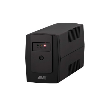 Джерело безперебійного живлення 2E ED850, 850VA/480W, LED, 2xSchuko (2E-ED850)