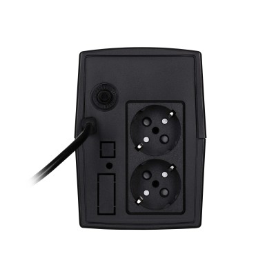 Джерело безперебійного живлення 2E ED850, 850VA/480W, LED, 2xSchuko (2E-ED850) Джерело безперебійного живлення 2E ED850, 850VA/480W, LED, 2xSchuko (2E-ED850)
