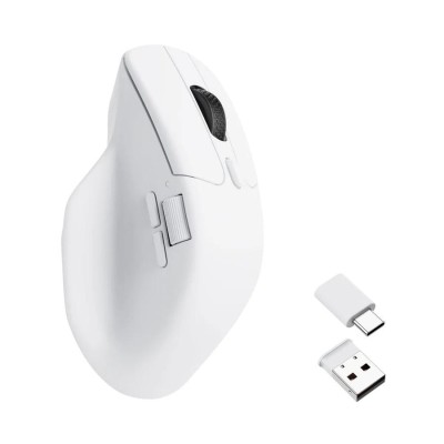 Миша Keychron M6 BT/WL/USB-A/USB-C, білий (M6-A3)