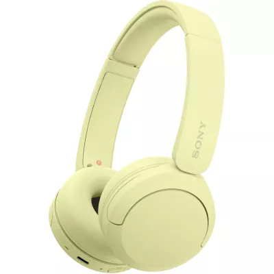 Навушники On-ear Sony WH-CH520 BT 5.2, SBC, AAC, Wireless, Mic, Жовтий