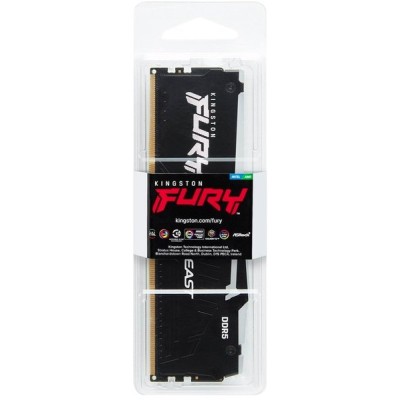 Оперативна пам'ять Kingston DDR5 16GB 5200 FURY Beast RGB (KF552C40BBA-16)