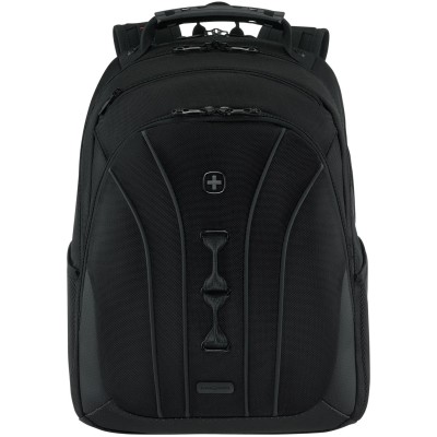 Wenger Icons Backpack, Legacy Black Series, 16" Laptop Backpack, Black