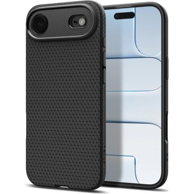 Чохол Spigen для iPhone 17 Air, Liquid Air, Matte Black