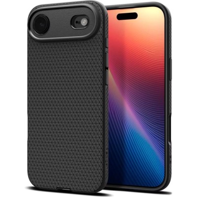 Чохол Spigen для iPhone 17 Air, Liquid Air, Matte Black