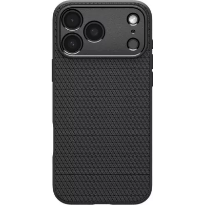 Чохол Spigen для iPhone 17 Pro Max, Liquid Air, Matte Black