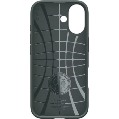 Чохол Spigen для iPhone 17, Liquid Air, Abyss Green