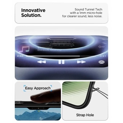 Чохол Spigen для iPhone 17, Liquid Air, Matte Black