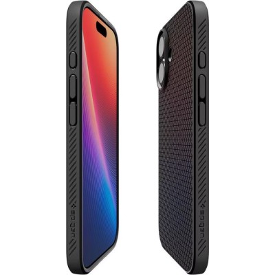 Чохол Spigen для iPhone 17, Liquid Air, Matte Black