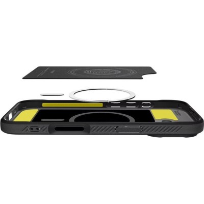Чохол Spigen для iPhone 17, Rugged Armor MagFit, Matte Black