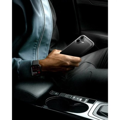 Чохол Spigen для iPhone 17, Rugged Armor MagFit, Matte Black