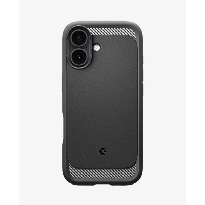 Чохол Spigen для iPhone 17, Rugged Armor MagFit, Matte Black
