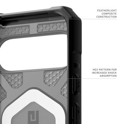 Чохол UAG для Google Pixel 10 Pro XL, Pathfinder Clear MagSafe, Ash