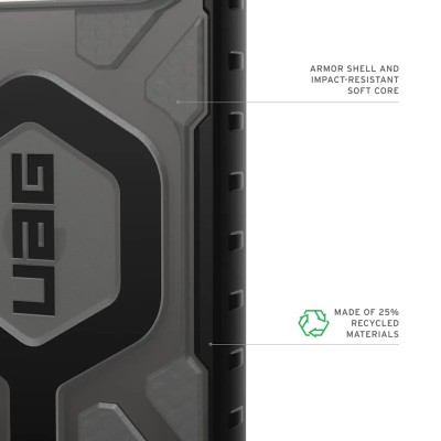 Чохол UAG для Google Pixel 10 Pro XL, Pathfinder Clear MagSafe, Ash