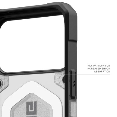 Чохол UAG для iPhone 17 Pro Max, Pathfinder Clear MagSafe, Ice/Silver