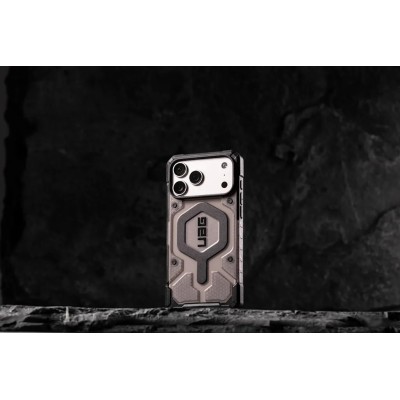 Чохол UAG для iPhone 17 Pro Max, Pathfinder Clear MagSafe, Ice/Silver