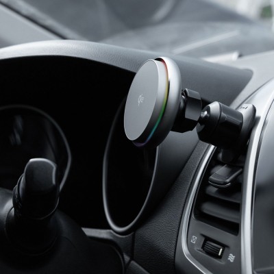 Автомобільний тримач з Бездротовим ЗП Proove IceCore QI2 15W (WHIC15002003) gray Автомобільний тримач з Бездротовим ЗП Proove IceCore QI2 15W (WHIC15002003) gray