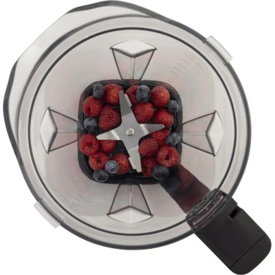 Блендер Gorenje стаціонарний 1500Вт, чаша-2000мл, дисплей, подрібнювач, чорний-нерж