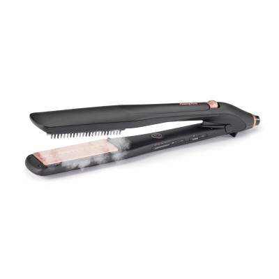Випрямляч Babyliss Steam Lux Styler, 56Вт, темп.режимов-5, 170-210 °C, термо килимок, кераміка, чорний