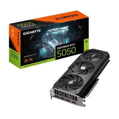 Відеокарта GIGABYTE GeForce RTX 5050 8GB GDDR6 GAMING OC Відеокарта GIGABYTE GeForce RTX 5050 8GB GDDR6 GAMING OC