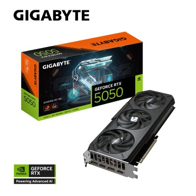 Відеокарта GIGABYTE GeForce RTX 5050 8GB GDDR6 GAMING OC Відеокарта GIGABYTE GeForce RTX 5050 8GB GDDR6 GAMING OC