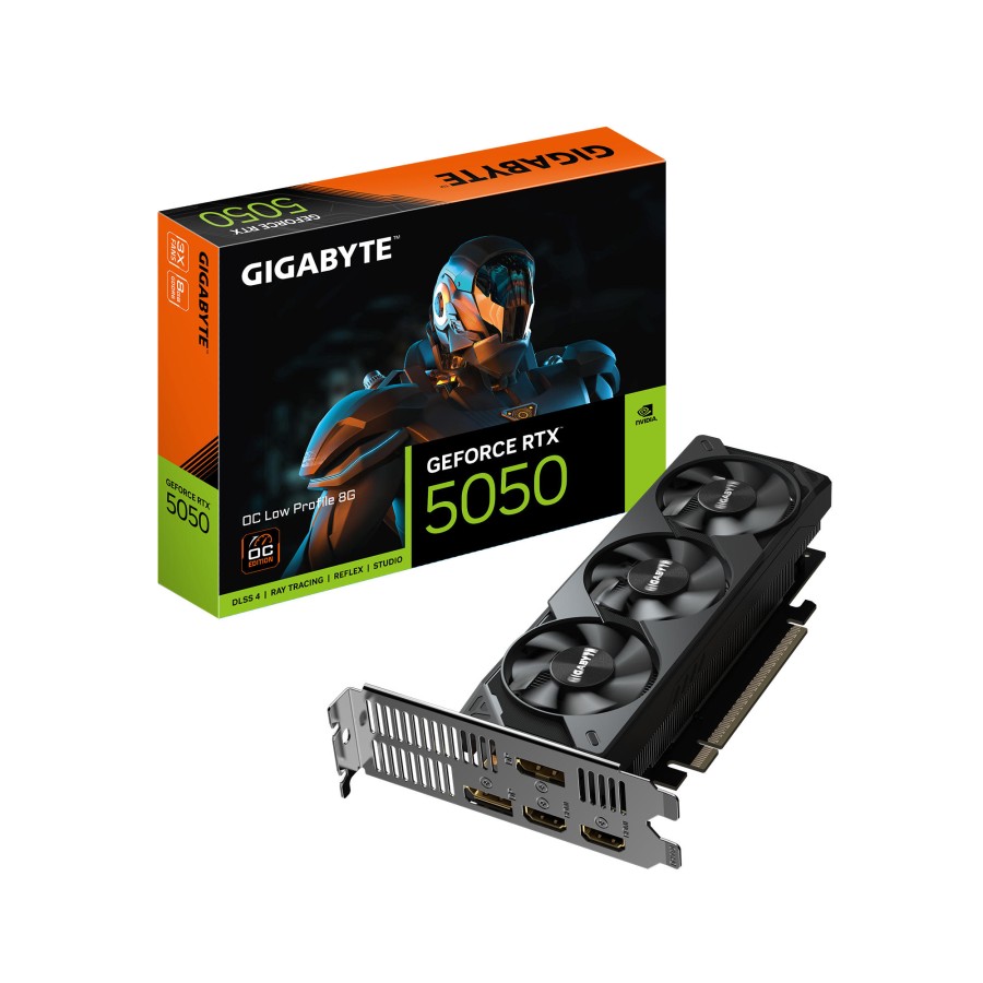 Відеокарта GIGABYTE GeForce RTX 5050 8GB GDDR6 OC Low Profile Відеокарта GIGABYTE GeForce RTX 5050 8GB GDDR6 OC Low Profile