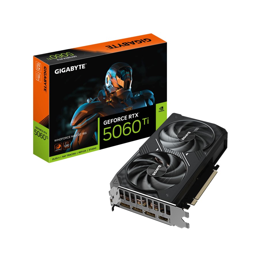 Відеокарта GIGABYTE GeForce RTX 5060 Ti 16GB GDDR7 WINDFORCE OC MAX Відеокарта GIGABYTE GeForce RTX 5060 Ti 16GB GDDR7 WINDFORCE OC MAX