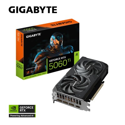 Відеокарта GIGABYTE GeForce RTX 5060 Ti 16GB GDDR7 WINDFORCE OC MAX Відеокарта GIGABYTE GeForce RTX 5060 Ti 16GB GDDR7 WINDFORCE OC MAX