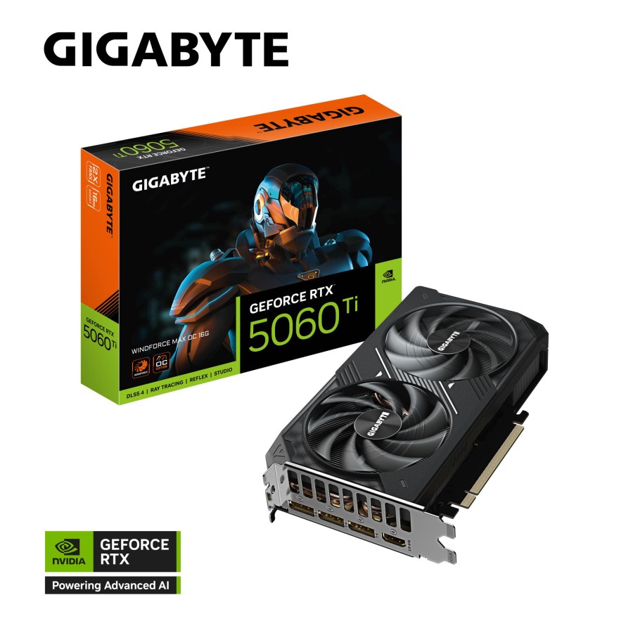 Відеокарта GIGABYTE GeForce RTX 5060 Ti 16GB GDDR7 WINDFORCE OC MAX Відеокарта GIGABYTE GeForce RTX 5060 Ti 16GB GDDR7 WINDFORCE OC MAX