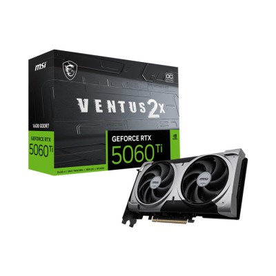 Відеокарта MSI GeForce RTX 5060 Ti 16GB GDDR7 VENTUS 2X OC PLUS