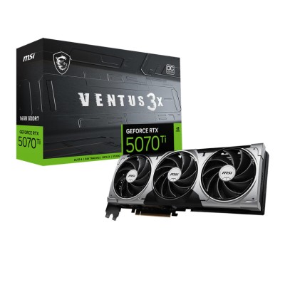 Відеокарта MSI GeForce RTX 5070 Ti 16GB GDDR7 VENTUS 3X OC Відеокарта MSI GeForce RTX 5070 Ti 16GB GDDR7 VENTUS 3X OC