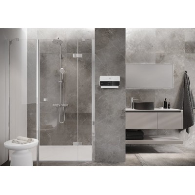 Водонагрівач електр. Ariston проточний AURES SM 7.7, 4,4л.хв, 7,7кВт, горизонтальний монтаж, мех. кер-ння, A, В'єтнам, біло-чорн