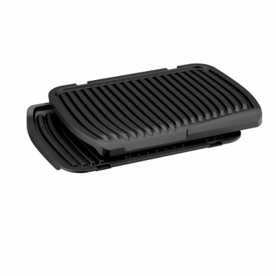 Гриль Tefal прижимний Optigrill , 2000Вт, з`ємні пластини, метал, чорний