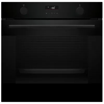 Духова шафа Bosch електрична, 76л, A, дисплей, конвекція, телескопічні направляючі, чорний