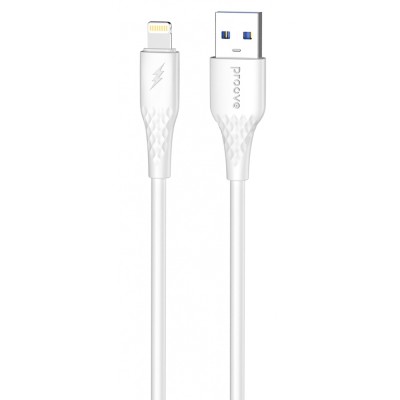 Кабель Proove GridLine USB to Lightning 2.4A (1m) (CCGL12001101) black